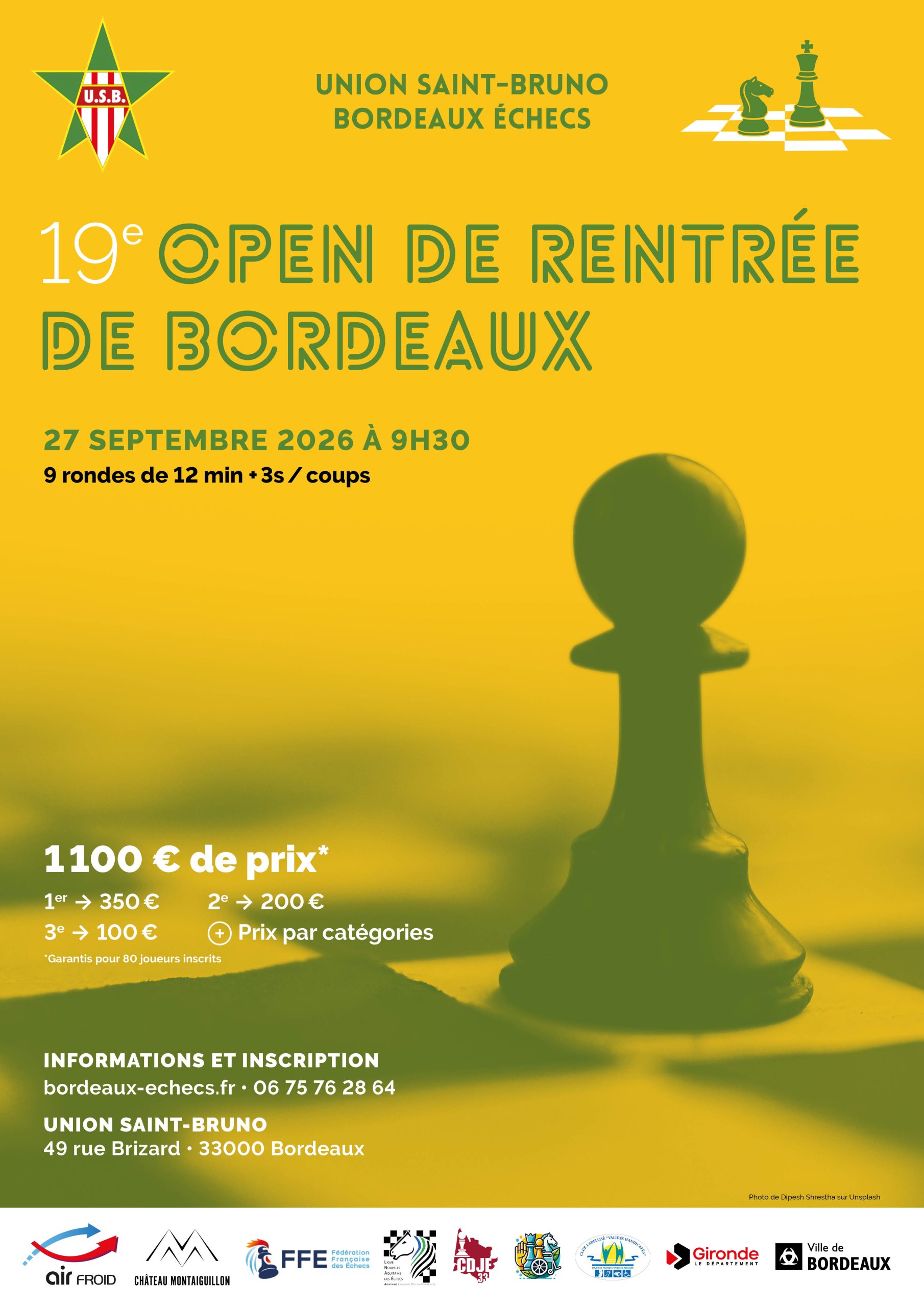 Affiche open 2026